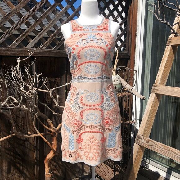 J.O.A. Embroidered Lace Sleeveless Tank Dress - Picture 2 of 8